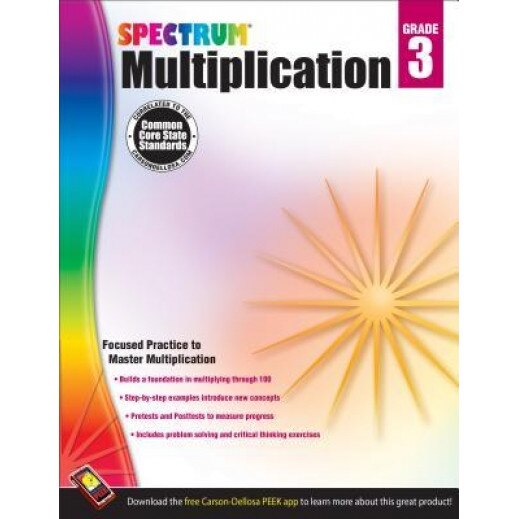 Spectrum Multiplication, Grade 3, Spectrum (Manufactured by)