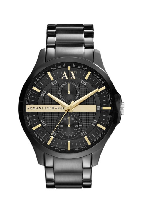 ARMANI EXCHANGE, Ceas din otel inoxidabil Hampton, Negru
