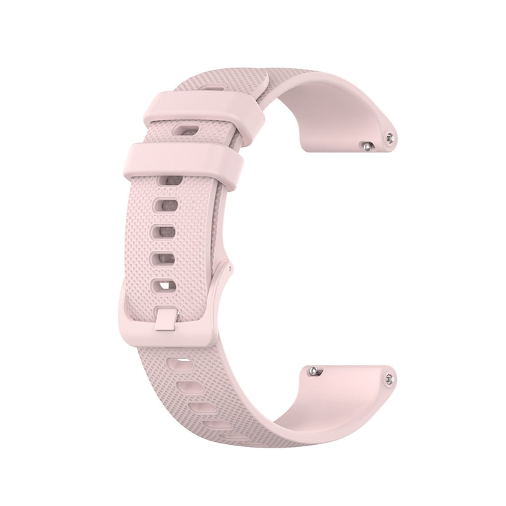 Силиконова каишка Smart Pulse за Garmin Vivoactive 3S,4S Smart Watch 18 mm, розова