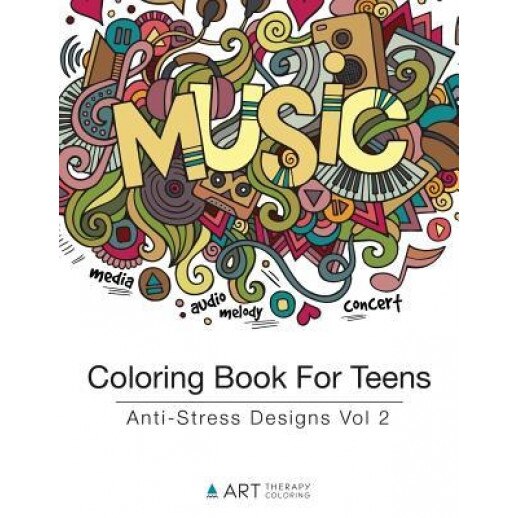 Coloring Book for Teens: Anti-Stress Designs Vol 2, Art Therapy Coloring (Author)