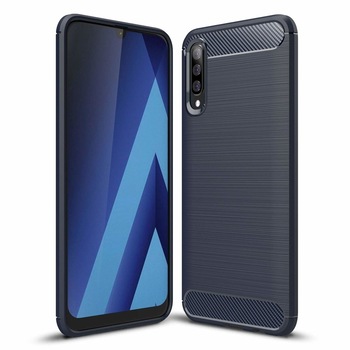 Husa Samsung Galaxy A70 TPU Carbon Navy Husa Samsung Galaxy A70 TPU Carbon Navy