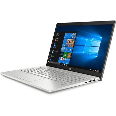 Laptop ultraportabil HP Pavilion - 14-ce2007nq cu procesor Intel® Core™ i7-8565U pana la 4.60 GHz, Whiskey Lake, 14”, Full HD, IPS, 16GB, 1TB + 128GB SSD, NVIDIA® GeForce® MX130 2GB, Microsoft Windows 10, Silver