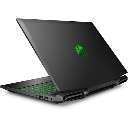 Laptop Gaming HP Pavilion 15-dk0025nq cu procesor Intel® Core™ i5-9300H pana la 4.10 GHz Coffe Lake, 15.6", Full HD, 8GB, 256GB SSD, Nvidia GeForce GTX 1650 4GB, Free DOS, Shadow Black