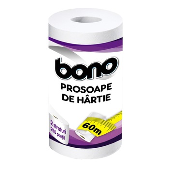 Prosop de bucatarie Bono 2 straturi, 255 foi, 60m Prosop de bucatarie Bono 2 straturi, 255 foi, 60m
