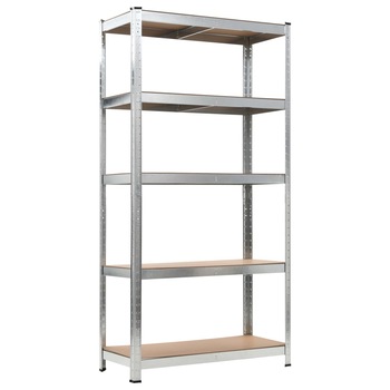 Set de 2 rafturi de depozitare, vidaXL, 90 x 45 x 180 cm, Maro Set de 2 rafturi de depozitare, vidaXL, 90 x 45 x 180 cm, Maro