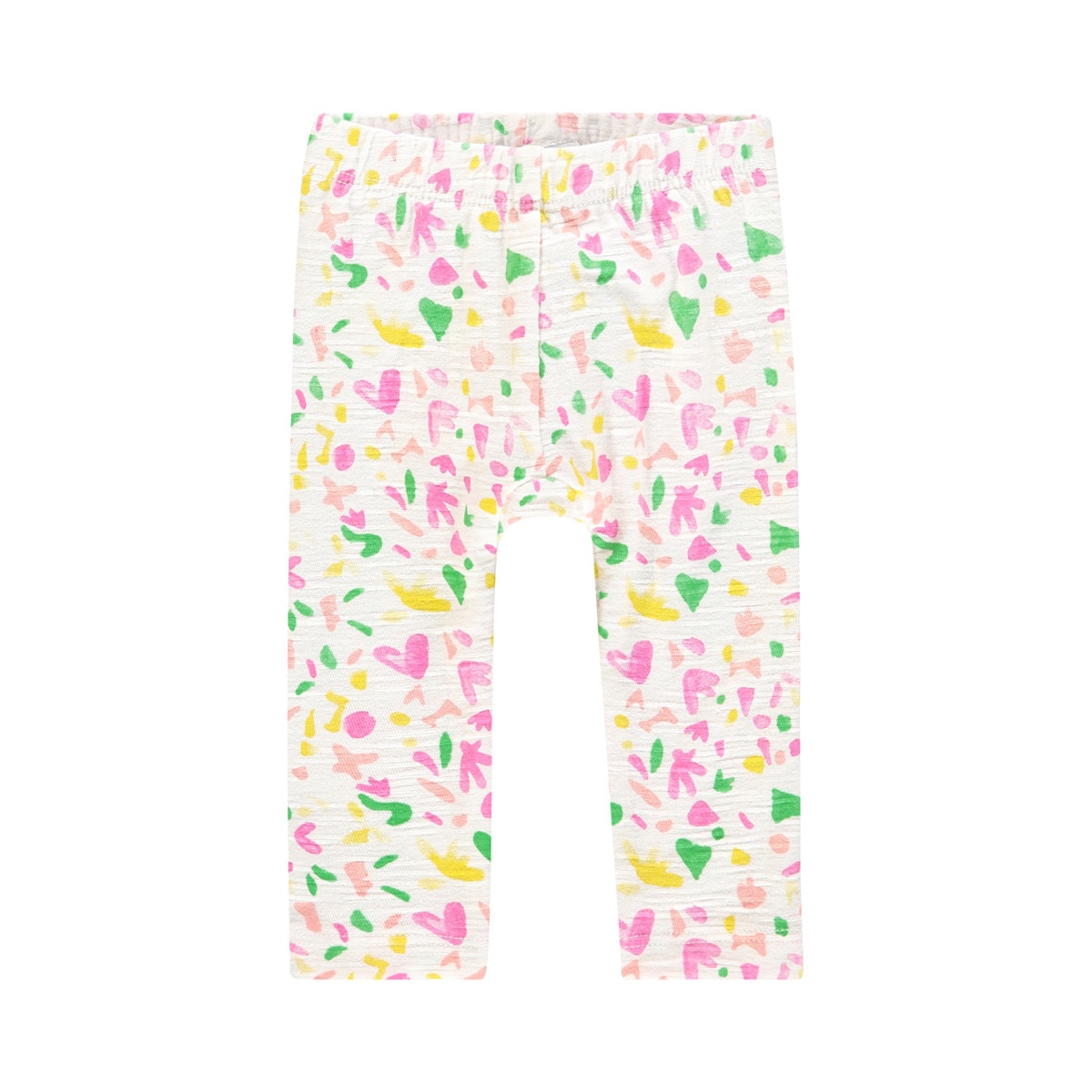 Pantaloni lungi bebe, Noppies, cu inimioare, Sumter, Multicolor