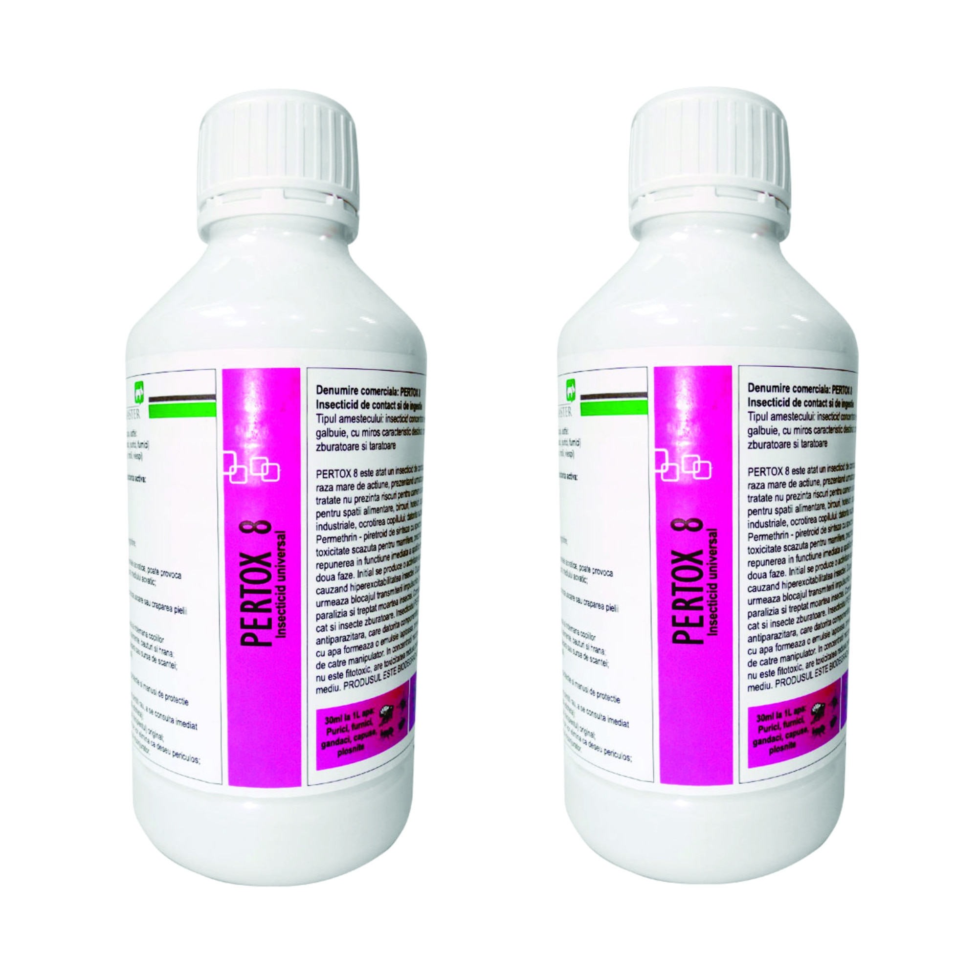 Pachet 2buc Pertox 8 - Solutie anti insecte taratoare dar si zburatoare - 1L X 2