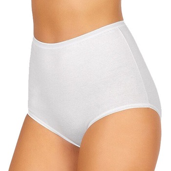 Chiloti femei, cu talie inalta, albi 4XL Chiloti femei, cu talie inalta, albi 4XL