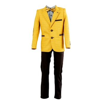 Costum casual-elegant, model Dreamer, galbena Costum casual-elegant, model Dreamer, galbena