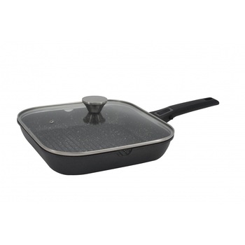 Tigaie grill marmorat, Zephyr, 28 cm, cu maner detasabil Tigaie grill marmorat, Zephyr, 28 cm, cu maner detasabil