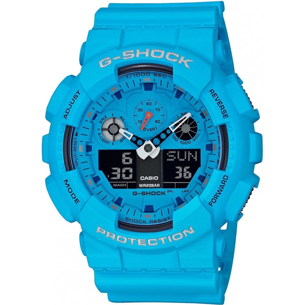 Ceas barbatesc Casio G-Shock Rock Music Series GA-100RS-2AER