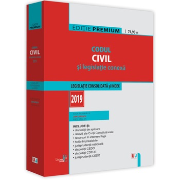 Codul civil si legislatie conexa 2019 - Dan Lupascu Codul civil si legislatie conexa 2019 - Dan Lupascu