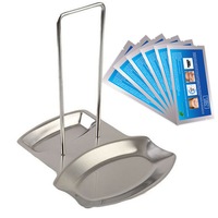 suport ustensile bucatarie din inox bellfyd pentru lingura si capac - cadou 6 plicuri benzi albire dinti imagen 45_0_
0