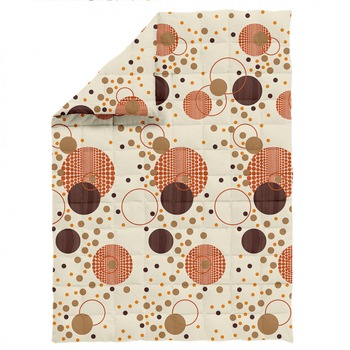 Pilota Dots Krem 150 X 210 cm, umplutura panouri Finessa, antialergica, 200gr./mp, tesatura bumbac 100% Pilota Dots Krem 150 X 210 cm, umplutura panouri Finessa, antialergica, 200gr./mp, tesatura bumbac 100%