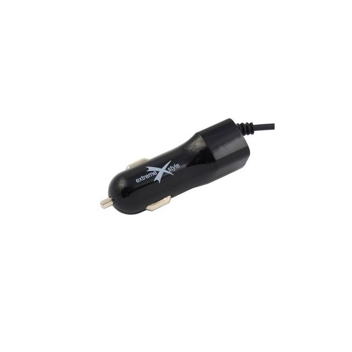 Incarcator auto 12V bricheta, micro USB 3.1A, Extreme Style