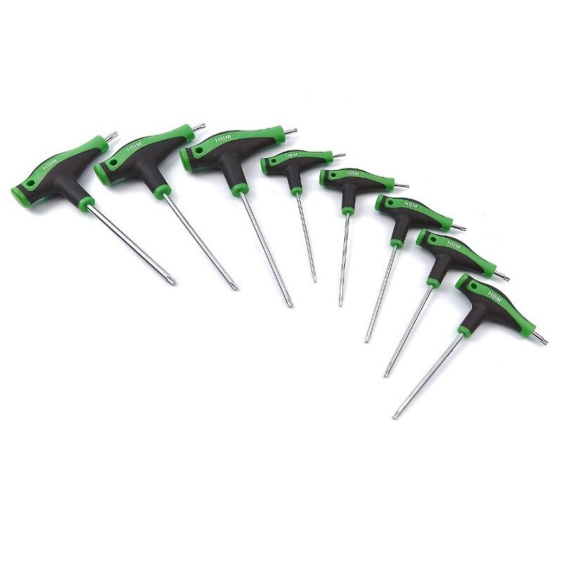 Set de 8 imbusuri Torx, T10-T40