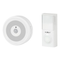 sonerie fara fir  wireless cu functie lumina de noapte distanta 150 metri 58 melodii alimentare priza 4 niveluri sunet rezistent la apa ip44 alb imagen 59_0_
0