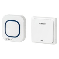sonerie fara fir  wireless distanta 150 metri 58 melodii alimentare priza 4 niveluri sunet rezistent la apa ip44 alb imagen 53_0_
0