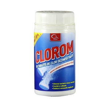 Dezinfectant tablete Clorom, 50 buc Dezinfectant tablete Clorom, 50 buc