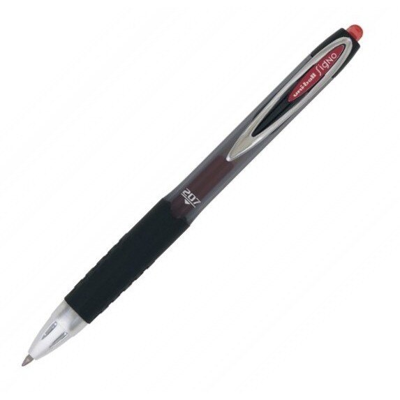 Pix gel cu mecanism Uni-ball UMN-207 Signo rosu