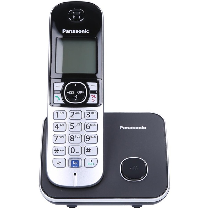 Telefon fara fir Panasonic DECT KX-TG6811FXB, Caller ID, Negru