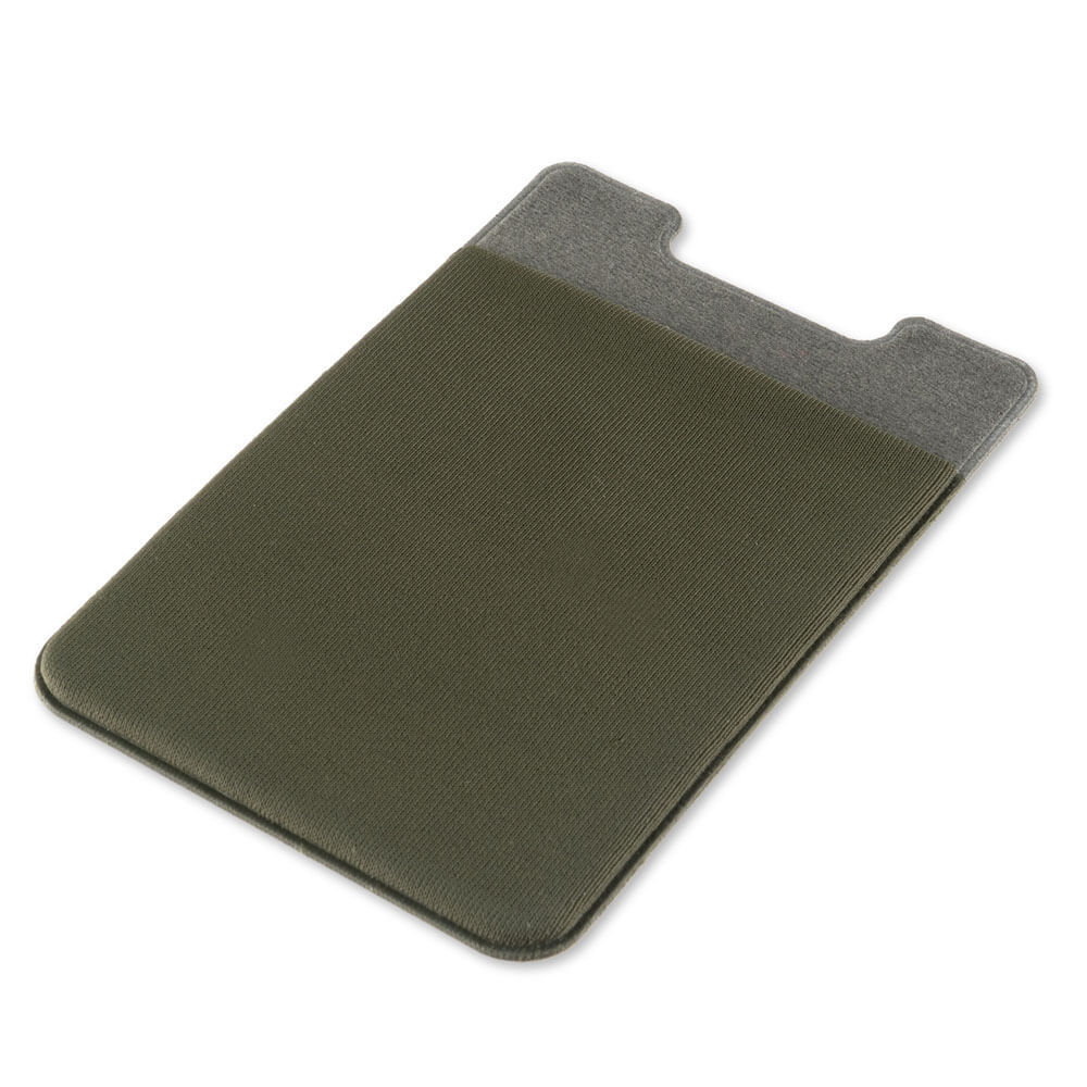 Suport tip buzunar pentru carduri cu protectie RFID, 4smarts DressUP, verde inchis