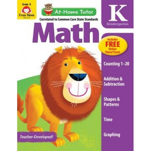 At-Home Tutor Math, Kindergarten, Jo Ellen Moore (Author)
