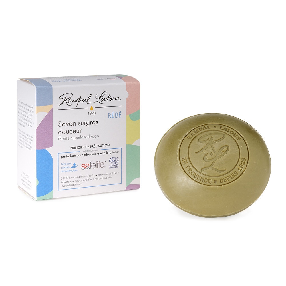 Sapun delicat supragras de Marsilia 100g Safe Life BABY Rampal Latour