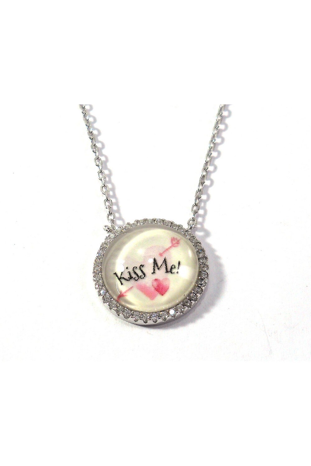 Colier Hypnotica din Argint 925, Kiss Me