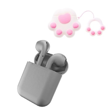 Casti Wireless fara fir pentru sport, The Phone Closet, bluetooth 5.0, High Definition Music Audio, Compatibile Android si iOS, Apeluri telefon, Incarcator plus Suport Docking, Gri Mat Casti Wireless fara fir pentru sport, The Phone Closet, bluetooth 5.0, High Definition Music Audio, Compatibile Android si iOS, Apeluri telefon, Incarcator plus Suport Docking, Gri Mat