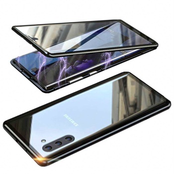 Husa 360 de grade magnetica, brand The Phone Closet, sticla securizata fata - spate, pentru Samsung Galaxy NOTE 10 (6.3 Husa 360 de grade magnetica, brand The Phone Closet, sticla securizata fata - spate, pentru Samsung Galaxy NOTE 10 (6.3