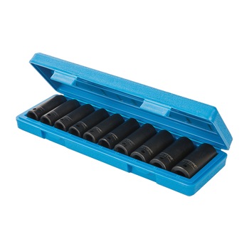 Set 10 tubulare impact, 1/2, metric, Silverline Set 10 tubulare impact, 1/2, metric, Silverline