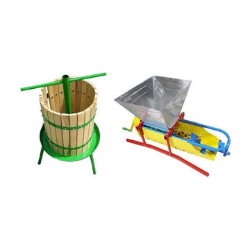 Oferta Zdrobitor de struguri cu desciorchinator + Teasc pentru struguri 50L Oferta Zdrobitor de struguri cu desciorchinator + Teasc pentru struguri 50L