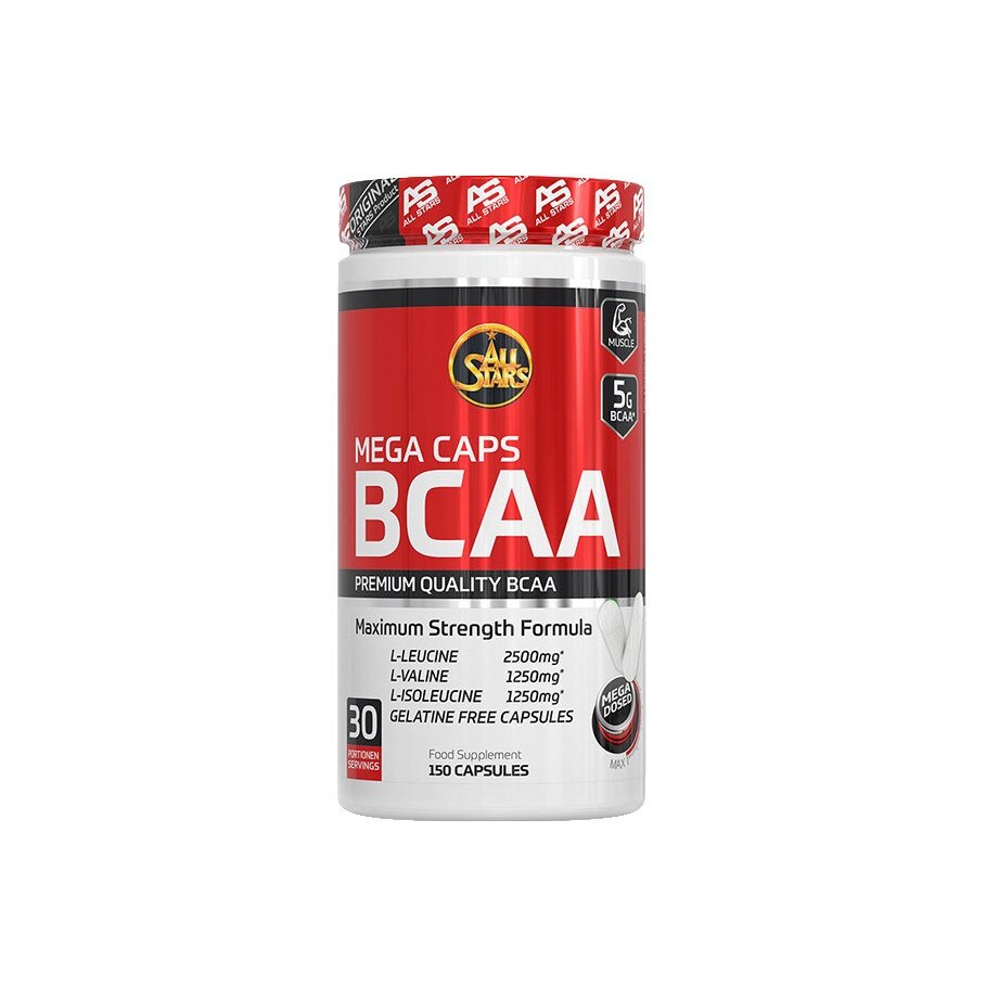 Supliment nutritiv, mega caps bcaa 5000mg, 150 caps