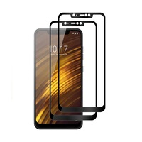 set 2 folii protectie sticla securizata fullsize pentru xiaomi pocophone f1 negru imagen 2_0_
0