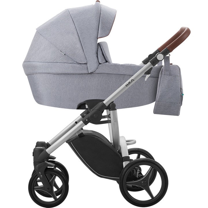 Бебешка количка 2в1 Bebetto Luca 12 Silver
