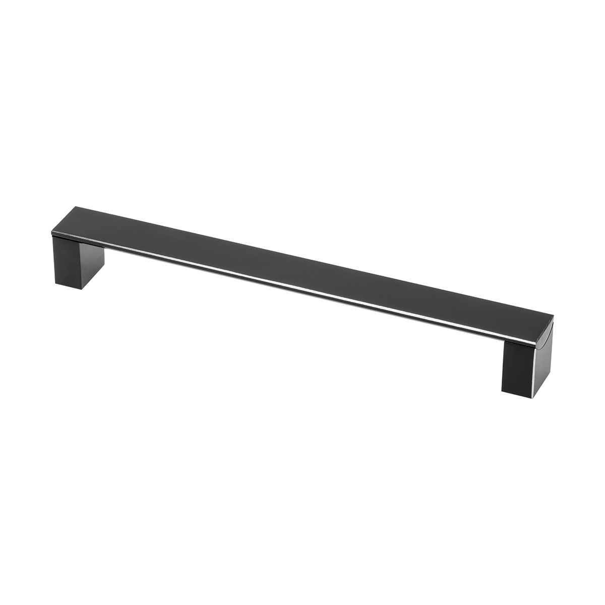 Maner pentru mobilier U negru L = 175 mm, aluminiu