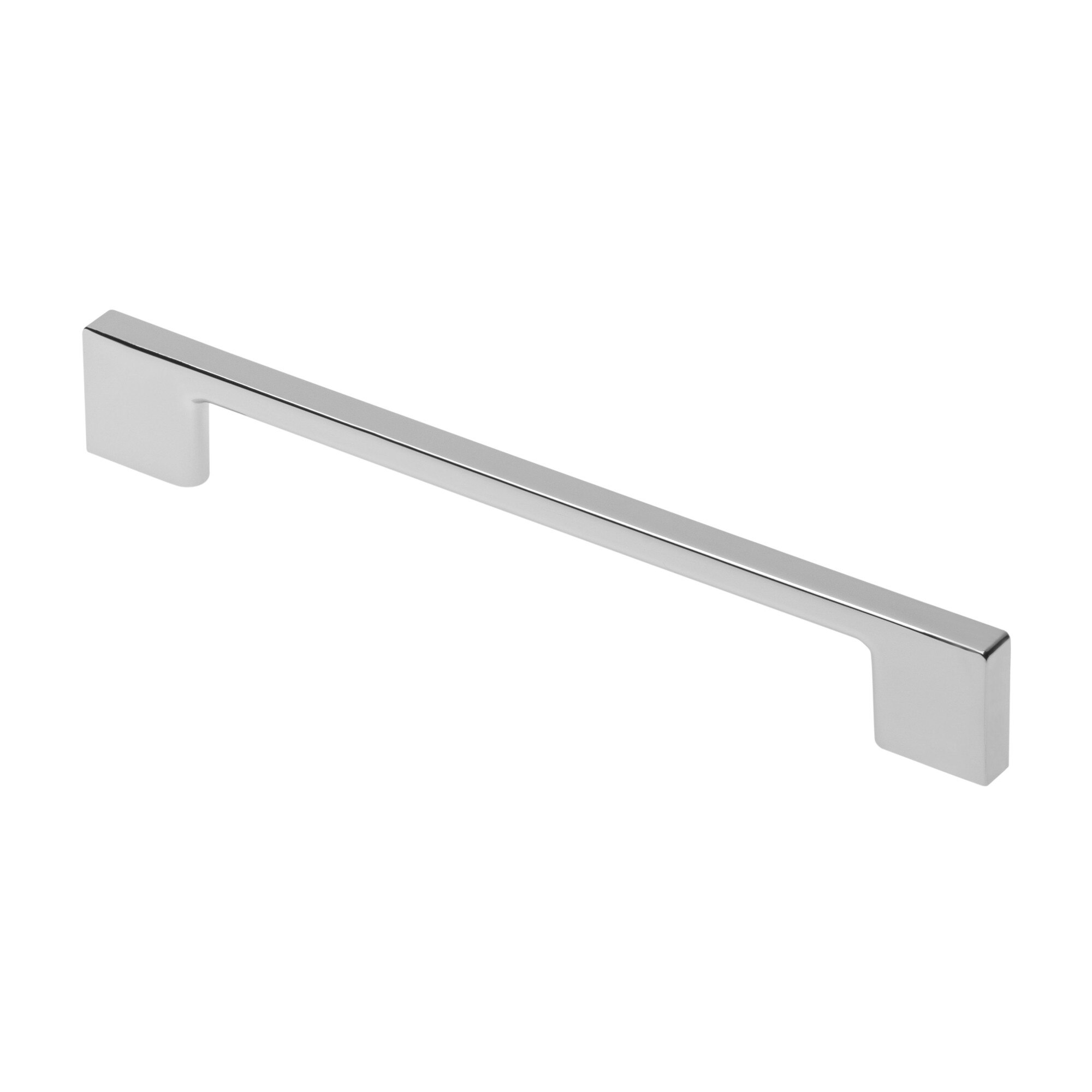 Maner pentru mobilier crom, L 242 mm / C 224 mm material aluminiu