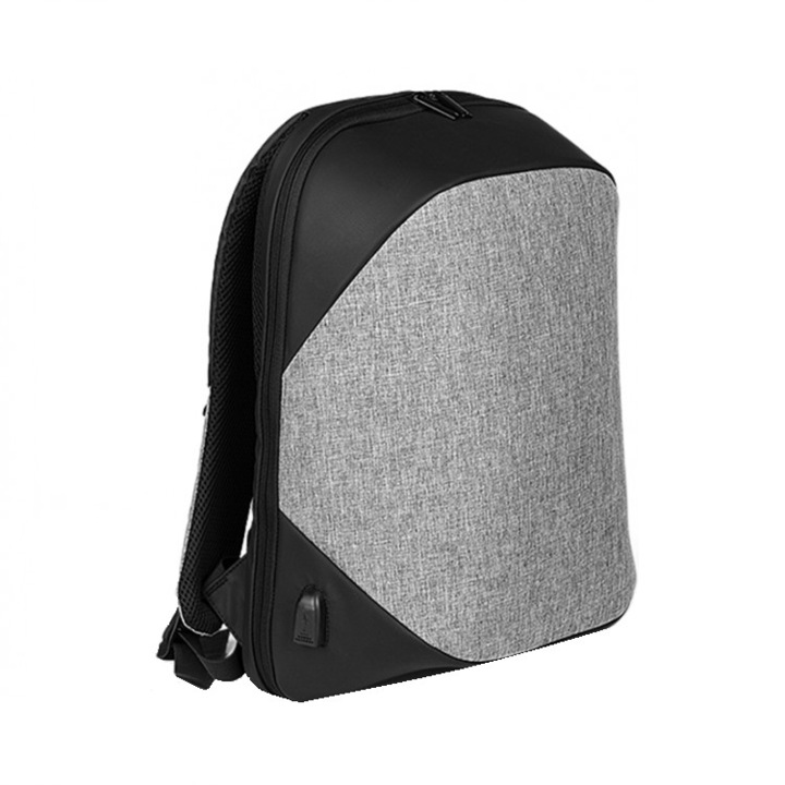Rucsac Laptop Antifirut Charlie, 15.6 inch, Gri