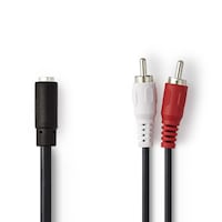 cablu audio stereo 2x rca tata - 35mm mama 02m negru nedis imagen 16_0_
0