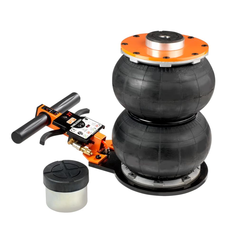 Cric carucior BAHCO, Metal, 13.8 x 48 x 28.5 cm, Negru