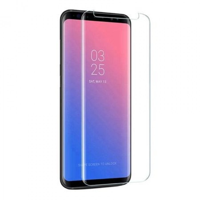 Folie de sticla Gel UV, Huawei P20, Transparent