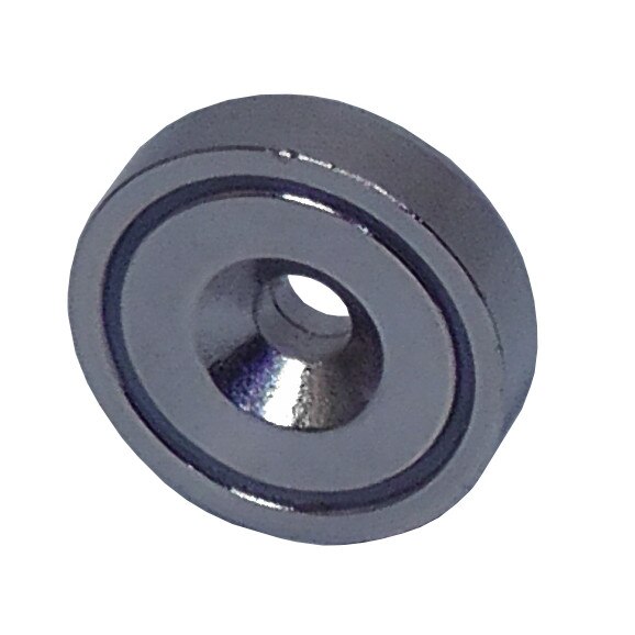 Magnet oala neodim 16mm cu orificiu