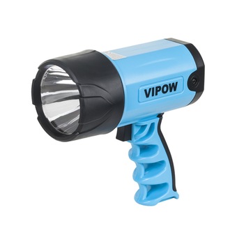 Lanterna Vipow, LED 3 W, iluminare pana la 200 m, acumulator incorporat Lanterna Vipow, LED 3 W, iluminare pana la 200 m, acumulator incorporat