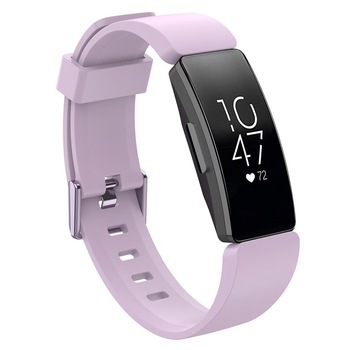 Curea Bratara Edman pentru Fitbit Inspire, marimea L, Mov deschis Curea Bratara Edman pentru Fitbit Inspire, marimea L, Mov deschis