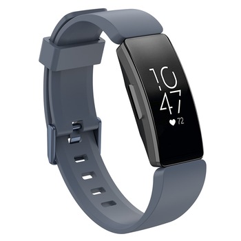 Curea Bratara Edman pentru Fitbit Inspire, marimea S, Gri Petrol Curea Bratara Edman pentru Fitbit Inspire, marimea S, Gri Petrol