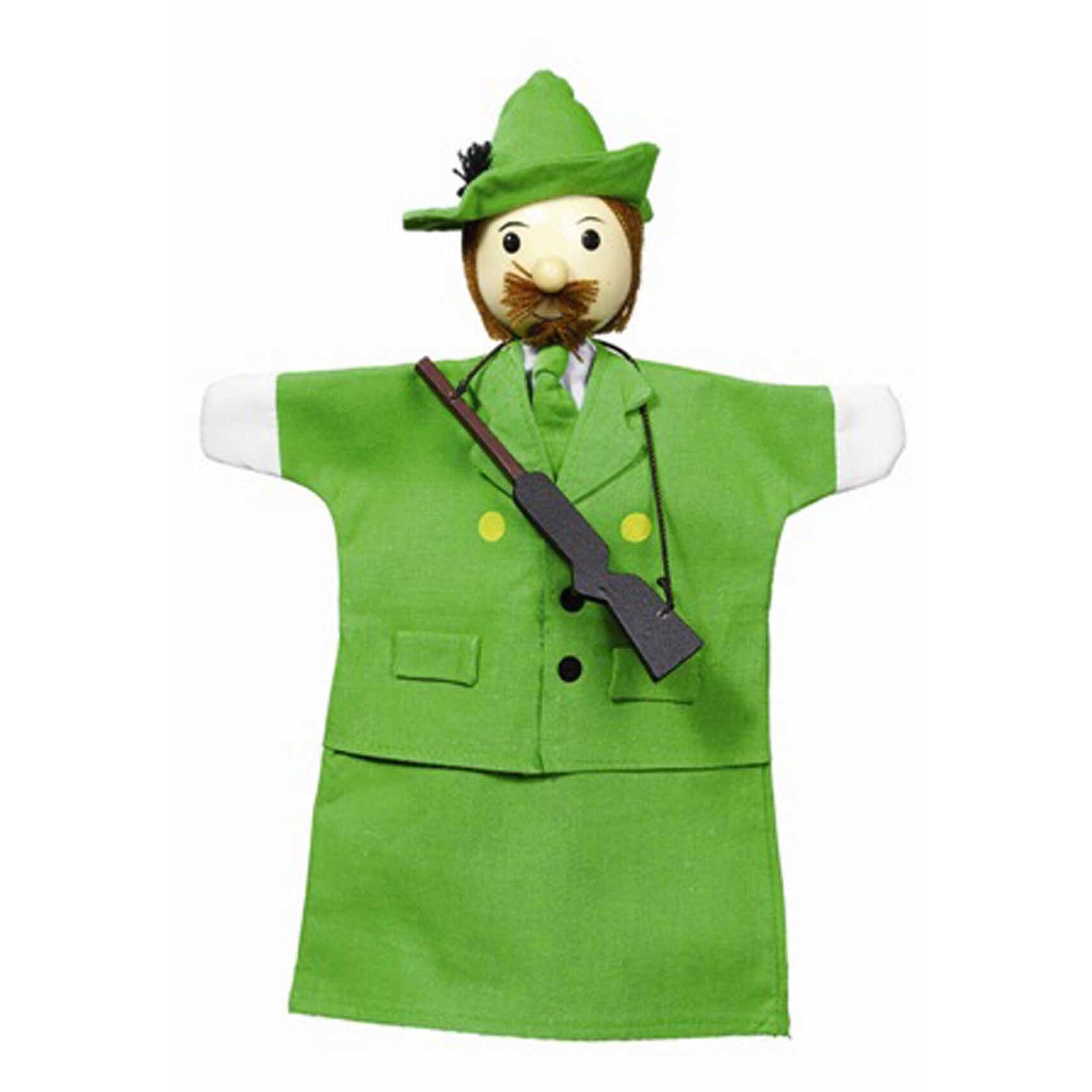 Marioneta palma, vanator, 27 cm