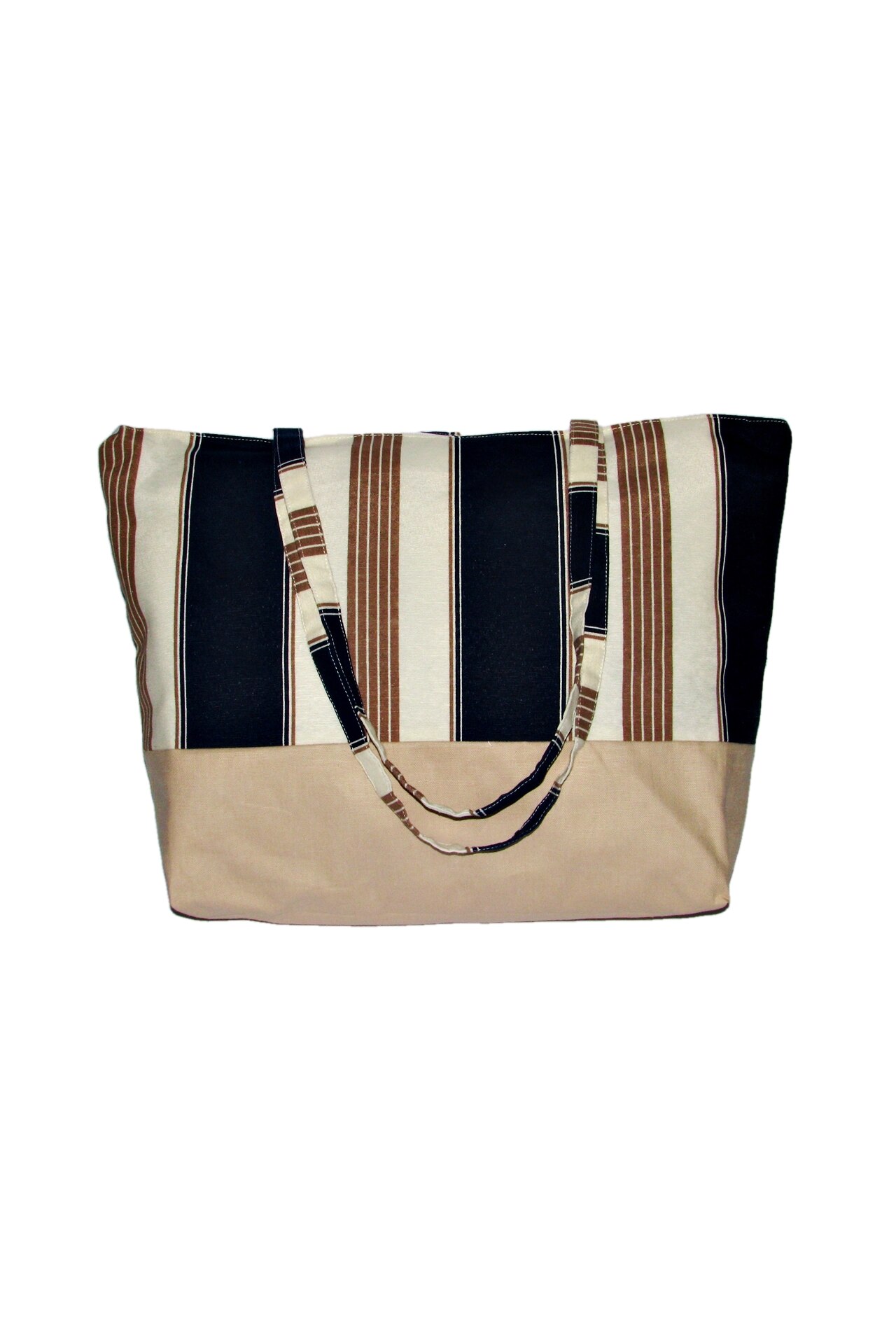 Geanta de plaja Tote Bag imprimeu dungi