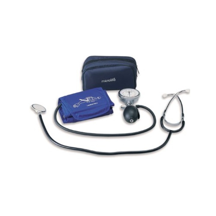 Professzionális aneroid vérnyomásmérő AG1 40 sztetoszkóppal