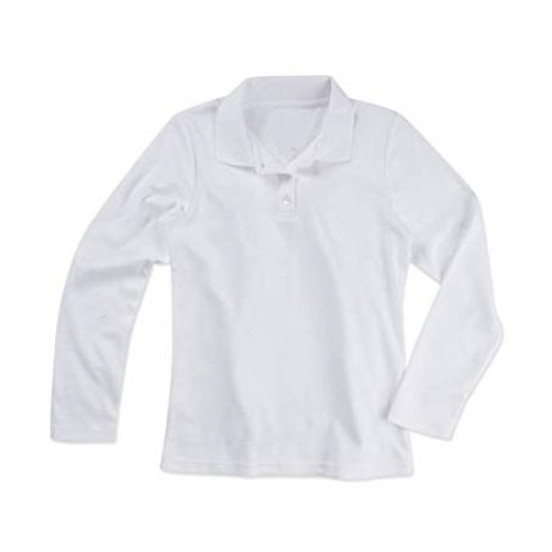 Faithfully Elementary school Tomato Tricou polo alb maneca lunga uniforma scoala baiat 9 ani - eMAG.ro